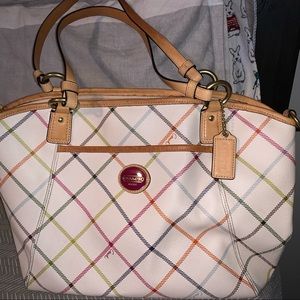 Coach Tattersall Heritage Tote